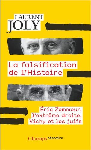 A FALSIFICATION DE L HISTOIRE, de JOLY LAURENT | portada del libro