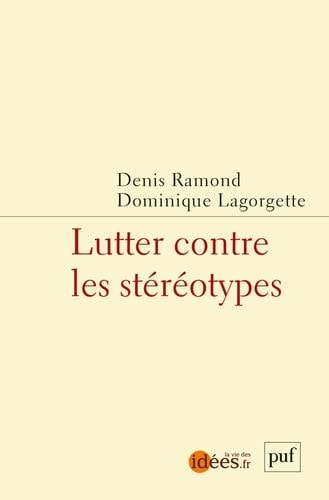 UTTER CONTRE LES STEREOTYPES, de Denis Ramond | portada del libro