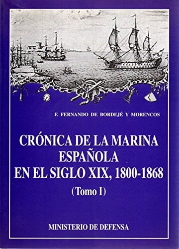 Crónica de la Marina Española en el siglo XIX, de Bordejé | portada del libro