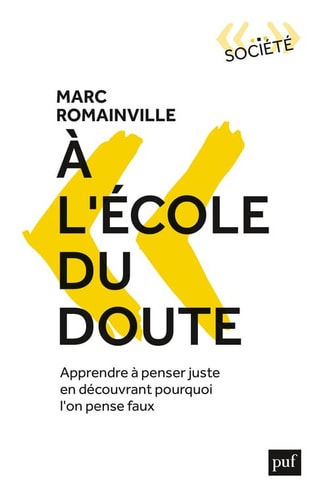 L'ECOLE DU DOUTE, de Marc Romainville | portada del libro
