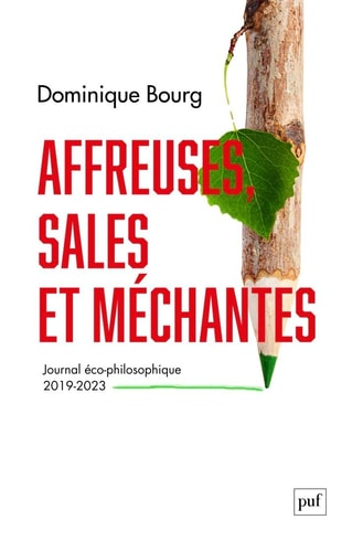 U COEUR DES ANNEES AFFREUSES, SALES ET, de Dominique Bourg | portada del libro