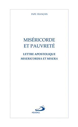 MISERICORDE ET PAUVRETE, de pape François | portada del libro