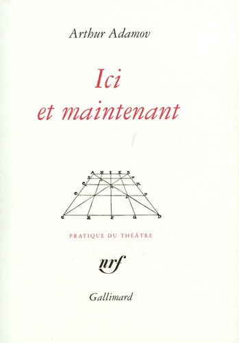 ICI ET MAINTENANT, de Adamov | portada del libro