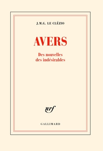 AVERS, de Jean-Marie Gustave Le Clézio | portada del libro