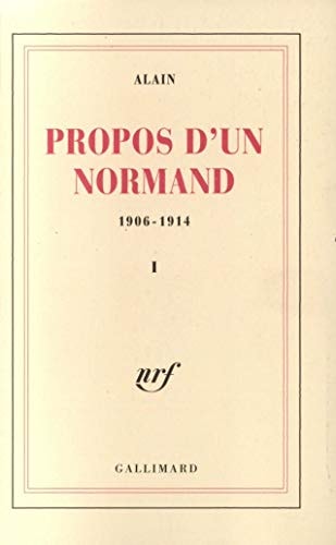 PROPOS D'UN NORMAND T1, de Alain | portada del libro