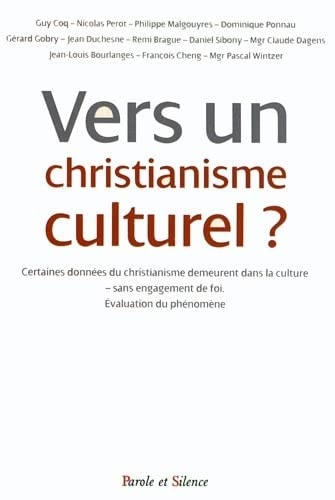 VERS UN CHRISTIANISME CULTUREL, de Guy Coq | portada del libro