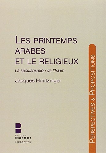 LES PRINTEMPS ARABES, de Jacques Huntzinger | portada del libro