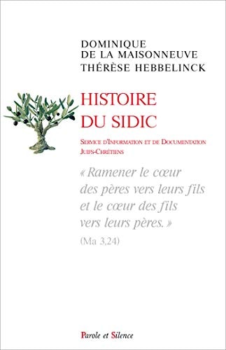HISTOIRE DU SIDIC, de Dominique de La Maisonneuve | portada del libro