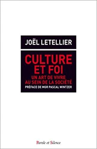 CULTURE ET FOI, de Joël Letellier | portada del libro