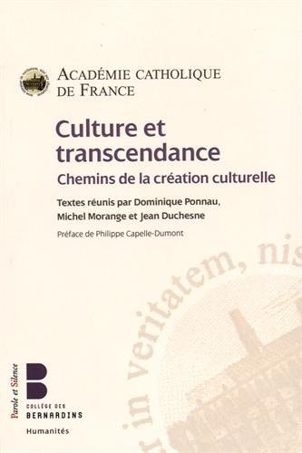 CULTURE ET TRANSCENDANCE, de Dominique Ponnau | portada del libro