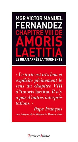 LE CHAPITRE VIII DE AMORIS LAETITIA, de Víctor Manuel Fernández | portada del libro