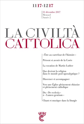 CIVILTA CATTOLICA NOVEMBRE-DECEMBRE 2017, de Spadaro  sj | portada del libro