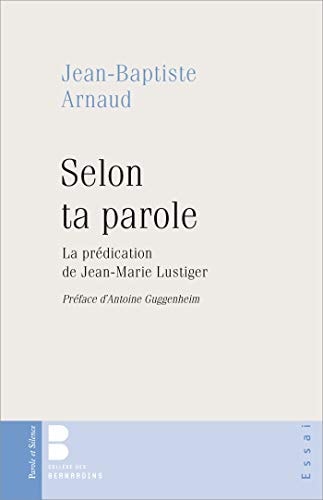 SELON TA PAROLE, de Jean-Baptiste Arnaud | portada del libro