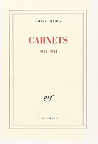 CARNETS, de Guilloux | portada del libro