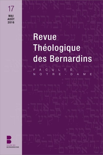 REVUE THEOLOGIQUE DES BERNARDINS 17, de Collège des Bernardins | portada del libro