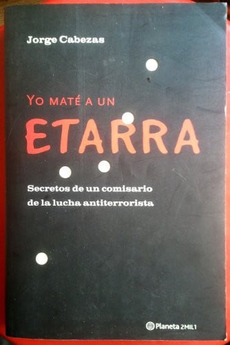 YO MATE A UN ETARRA, de CABEZAS | portada del libro
