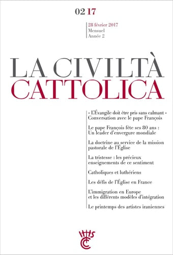 CIVILTA CATTOLICA FEVRIER 2017, de Spadaro  sj | portada del libro