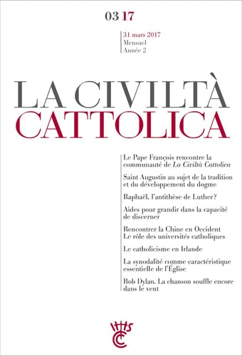 CIVILTA CATTOLICA MARS 2017, de Spadaro  sj | portada del libro
