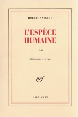 L'ESPECE HUMAINE, de Robert Antelme | portada del libro