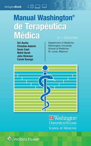MANUAL WASHINGTON DE TERAPEUTICA MEDICA, de VV.AA. | portada del libro