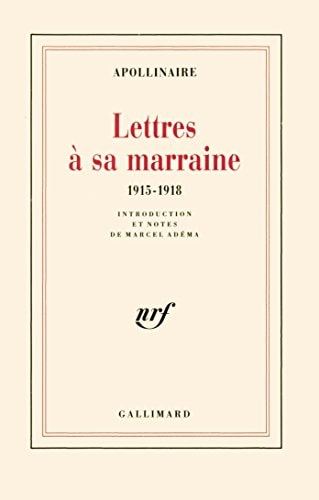 LETTRES A SA MARRAINE, de Guillaume Apollinaire | portada del libro