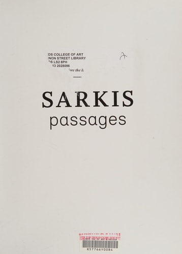 Sarkis. Passages, de Beret chantal (sous la direction de) | portada del libro