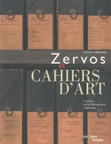 Zervos et "Cahiers d'art", de Christian Derouet | portada del libro