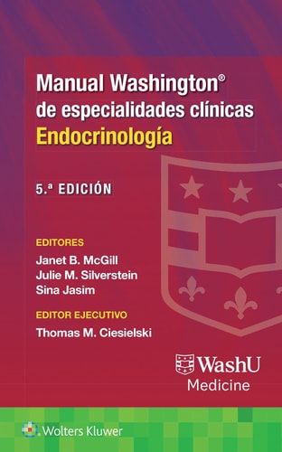 MANUAL WASHINGTON DE ESPECIALIDADES CLINICAS. ENDOCRINOLOGIA, de  | portada del libro