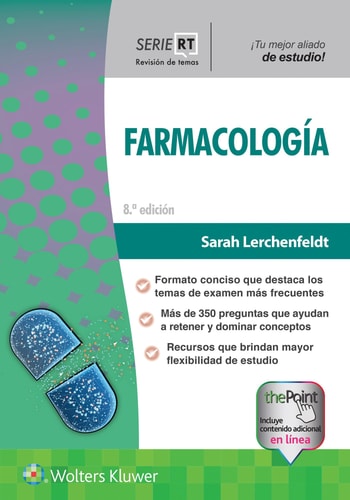 FARMACOLOGIA 8ª ED, de SARAH LERCHENFELDT | portada del libro