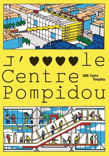 J'ADORE LE CENTRE POMPIDOU, de Laurence Castany | portada del libro