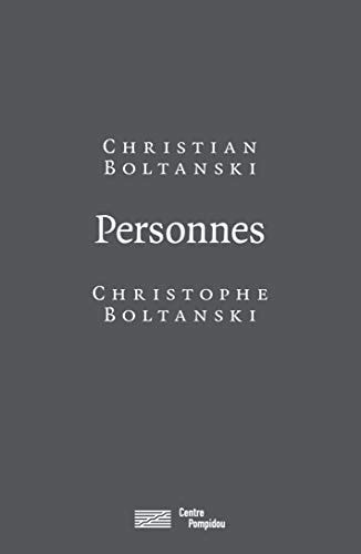 PERSONNES, de Christian Boltanski | portada del libro