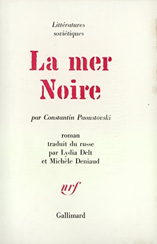 LA MER NOIRE, de Konstantin Georgievič Paustovskij | portada del libro