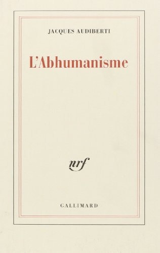 L'ABHUMANISME, de Audiberti | portada del libro