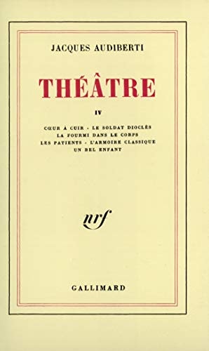 THEATRE T4, de Jacques Audiberti | portada del libro