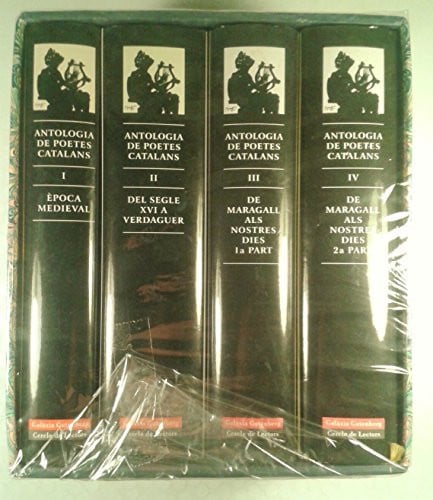 Antologia de poetes catalans I, II, III i IV, de Varios autores | portada del libro