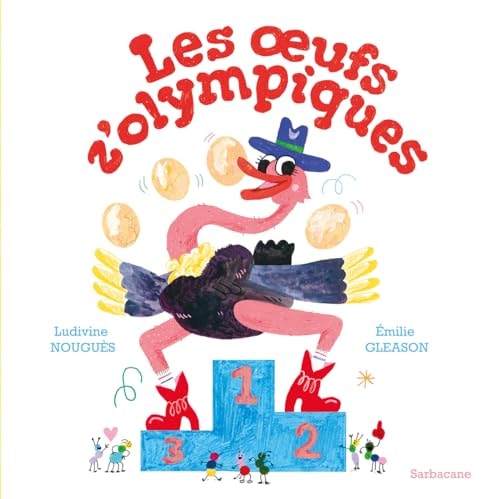 ES OEUFS Z OLYMPIQUES, de Ludivine Nouguès | portada del libro