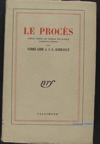 LE PROCES, de André Gide | portada del libro