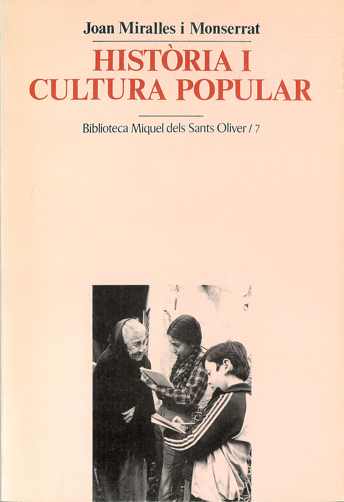 Història i cultura popular, de Miralles i Montserrat | portada del libro