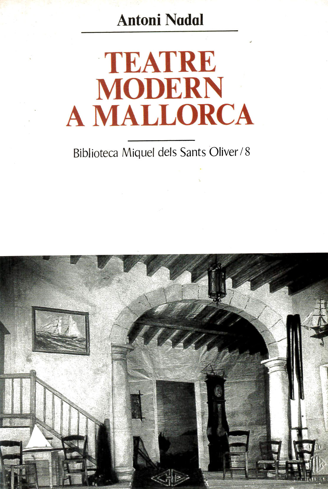 Teatre modern a Mallorca, de Nadal | portada del libro