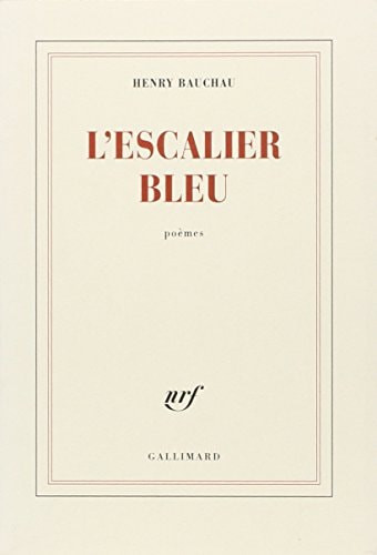 L'ESCALIER BLEU, de Bauchau | portada del libro