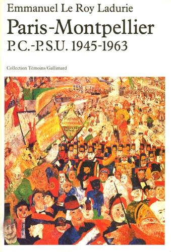 PARIS-MONTPELLIER, de Emmanuel Le Roy Ladurie | portada del libro