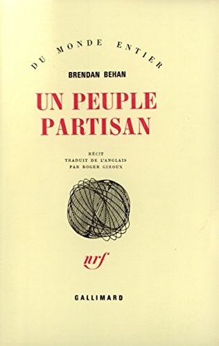 UN PEUPLE PARTISAN, de Brendan Behan (dramaturge).) | portada del libro