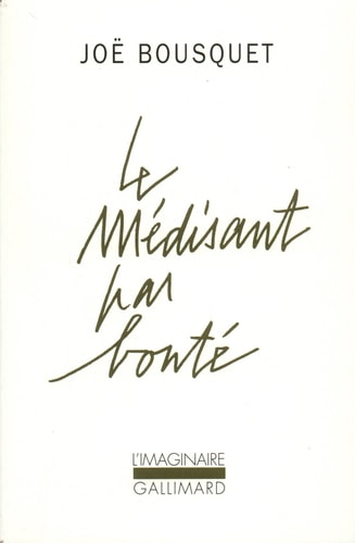 LE MEDISANT PAR BONTE, de Bousquet | portada del libro