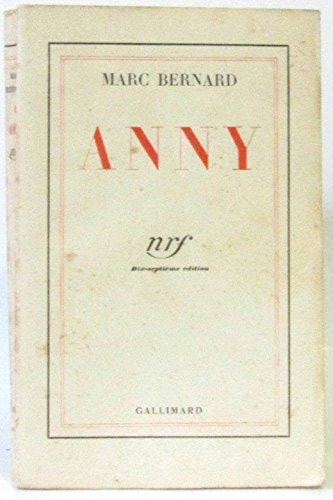 ANNY, de Bernard | portada del libro
