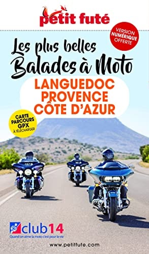 ALADES A MOTO LANGUEDOC-PROVENCE-COTE D, de Petit Futé | portada del libro