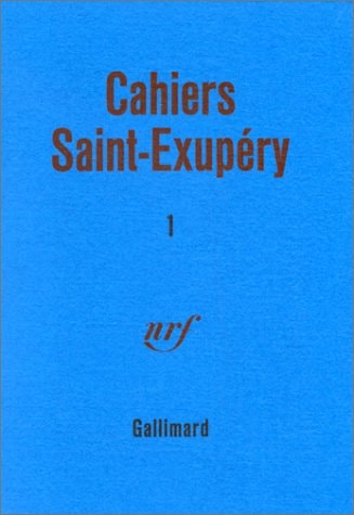 CAHIERS SAINT-EXUPERY, de Antoine de Saint-Exupéry | portada del libro