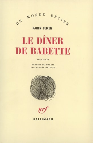 LE DINER DE BABETTE, de Karen Blixen | portada del libro