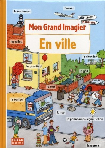 MON GRAND IMAGIER DANS LA VILLE, de Sandra Ladwig | portada del libro