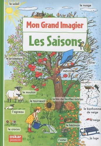 MON GRAND IMAGIER LES SAISONS, de Lucia Fischer | portada del libro