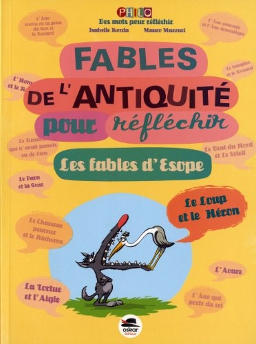 FABLES DE L'ANTIQUITE POUR REFLECHIR, de Isabelle Korda | portada del libro